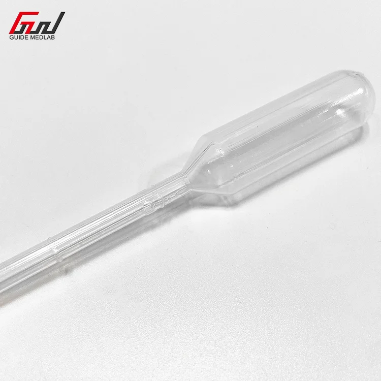 1ml 3ml 5ml Laboratory Medical Use Disposable PP Plastic Pipette Sterile Pasteur Pipettes