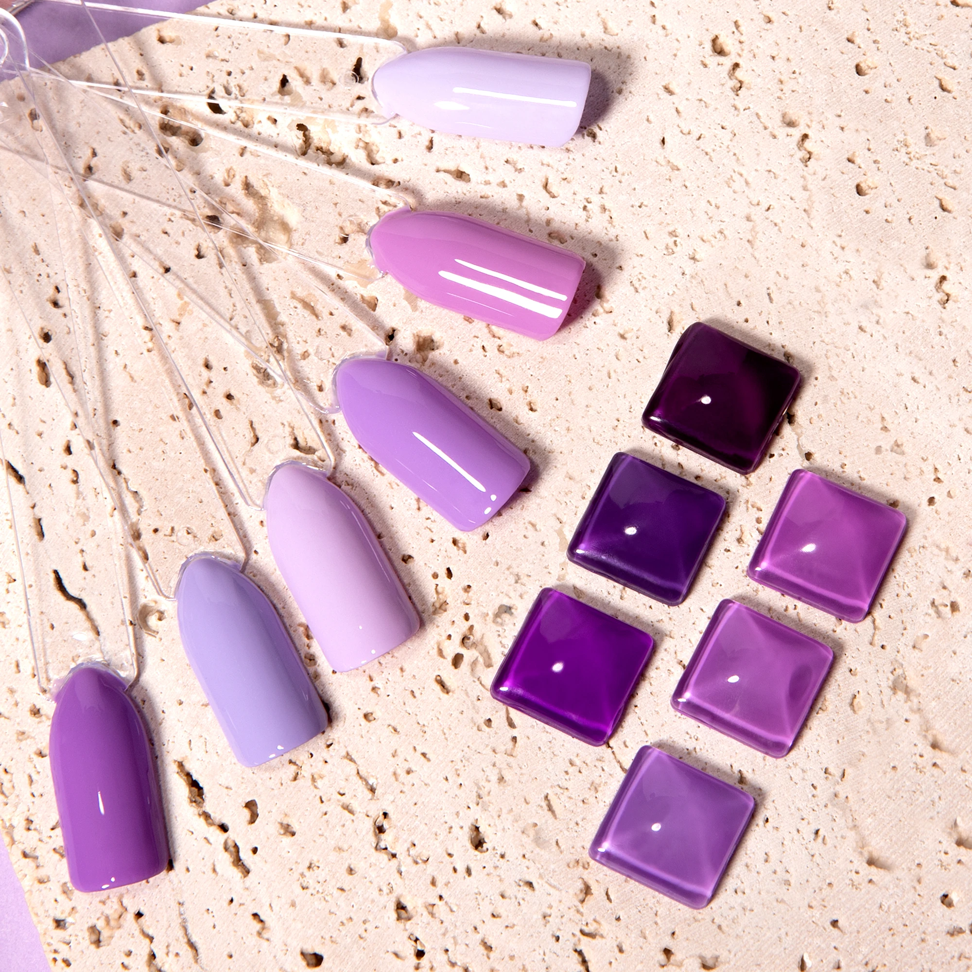 Vendeeni Wholesale Price 15ml Fall Winter 12 Colors Purple Nude Gel Color Collection Gel Nail Polish Set