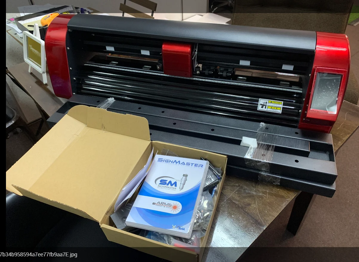 Guangzhou GED Skycut D24 (720mm) Dual Heads Vinyl Cutter Camera Cutting Plotter with Signmaster