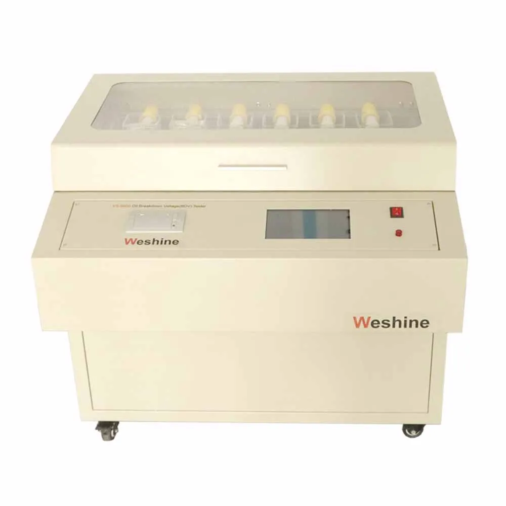 100kv Dielectric Strength Tester Automatic Breakdown Voltage 6 cups Transformer Oil Bdv Tester
