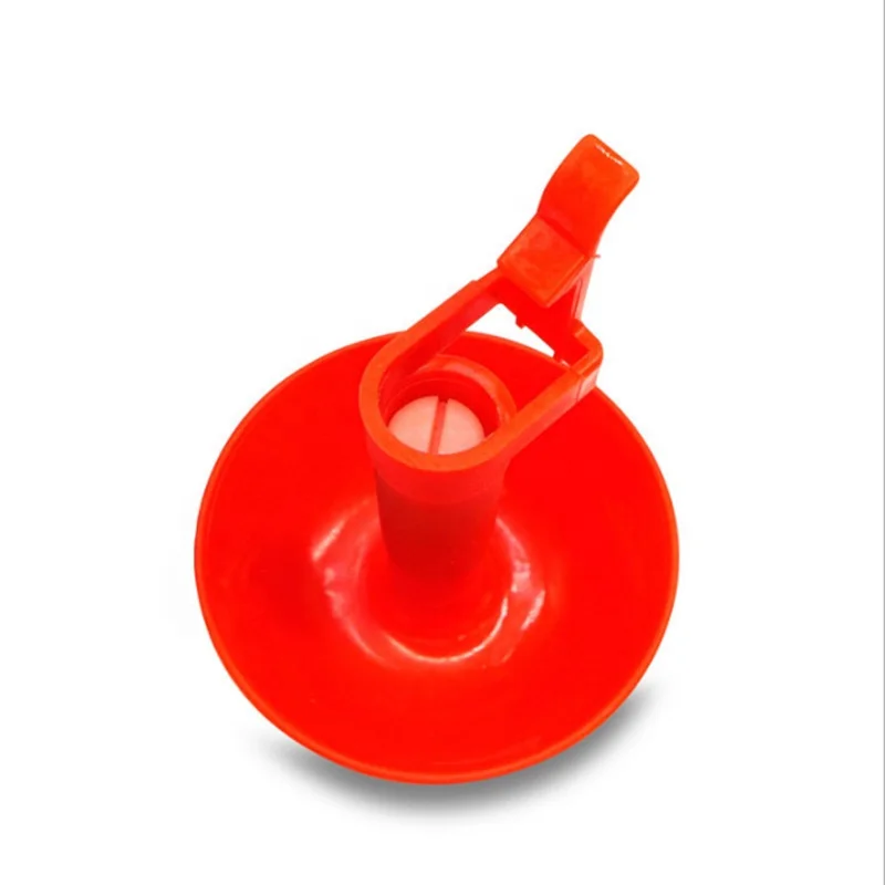 Square Plastic Nipple Drinker with Drip Cup Automatic Poultry chicks Quail Nipple Drinker Farming Equipment