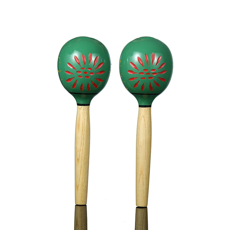 2021 High Quality Hot Sale Product Wooden Mini Plastic Maraca Toy