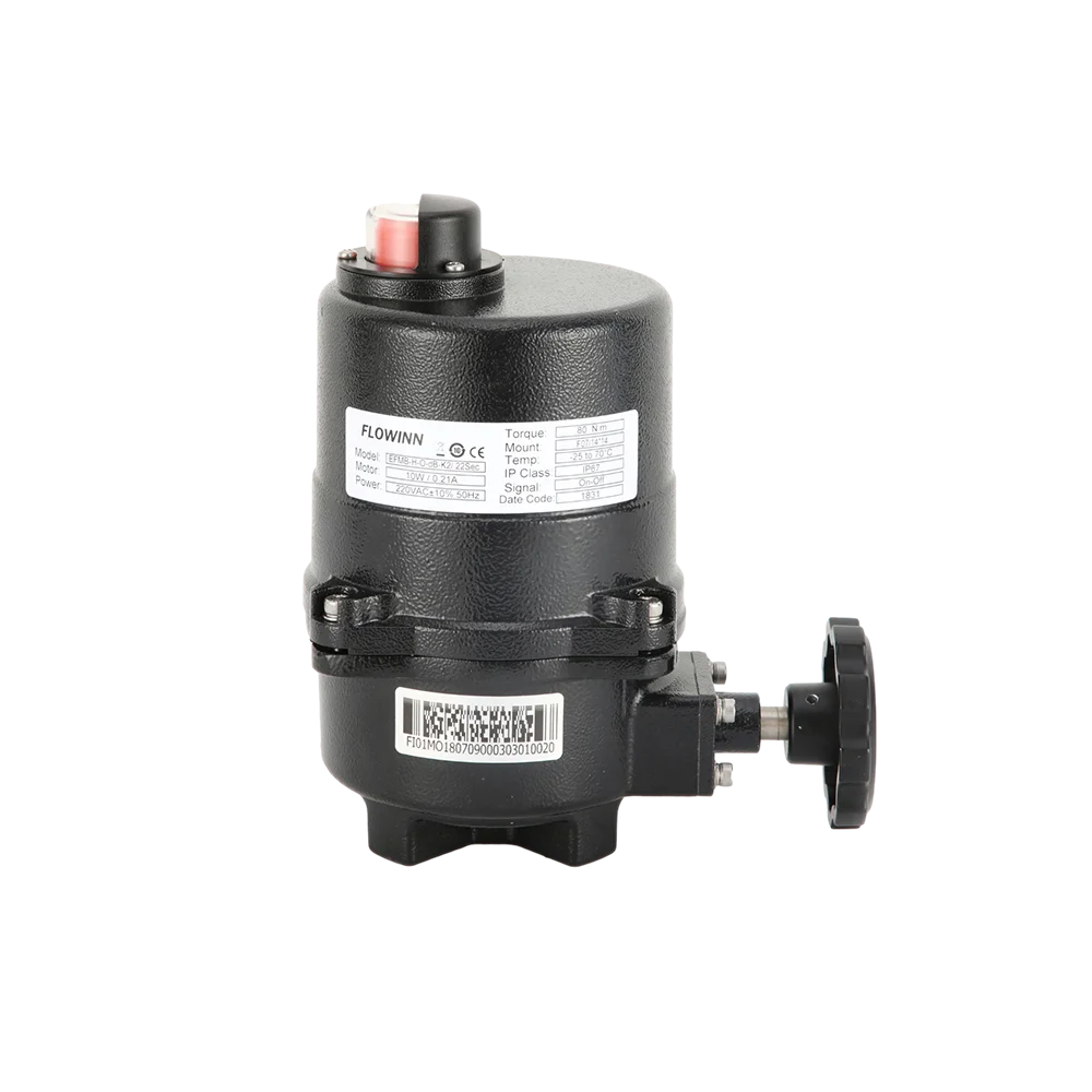 
4-20ma quarter turn EFMA-H series basic electric actuator rotary 12v 24v 90 degree for motorized valve 