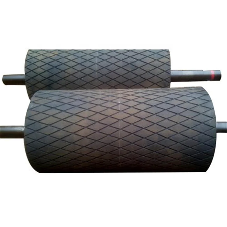 152mm Dia anti  corrosion rubber disc conveyor impact roller