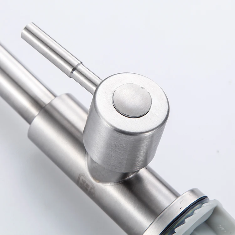 High Quality Stainless Steel Cold Single Handle Deck Mounted Sink Water Mixer Tap Kitchen Faucet