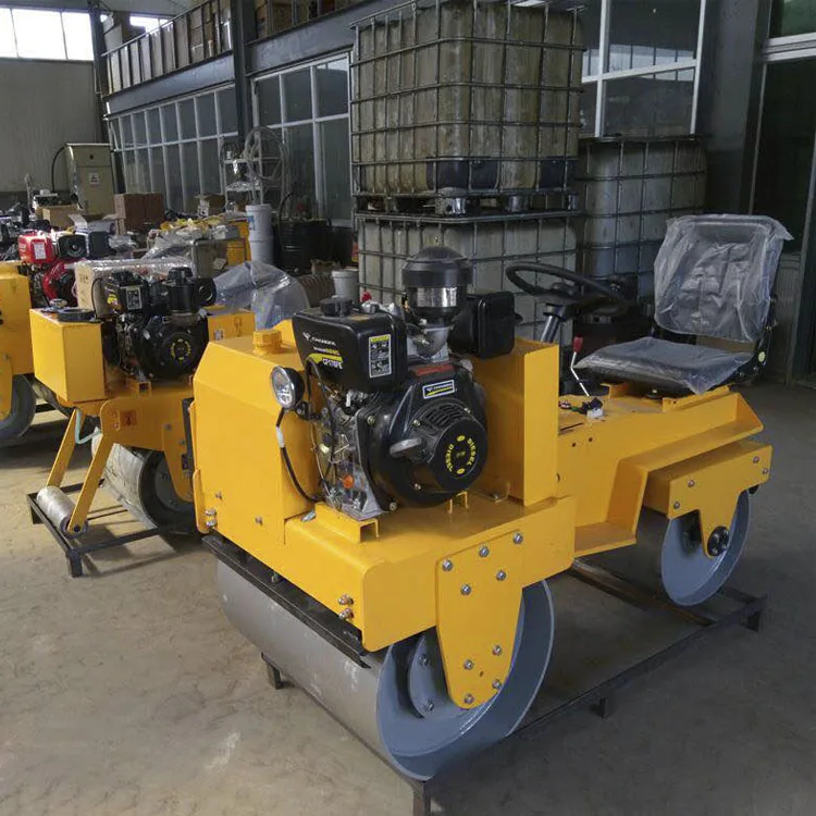 Asphalt pavement gravel sand single steel roller 1 ton hydraulic road compactor