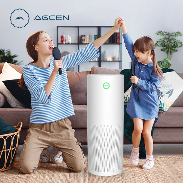 High Quality DC brushless silent Allergens odor PM2.5 Smoke remover ionizer air cleaner For Baby or Pregnant