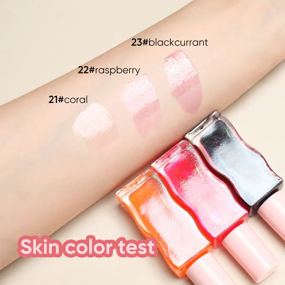 2024 New Custom Logo Magic Color Changing Lip Plumper Gloss Tinted  Fruit Flavor Vegan High-Shine Clear Moisturizing Lip Oil