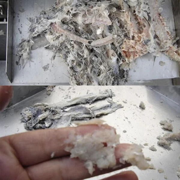Deboner fish separator meat fishbone removing machine