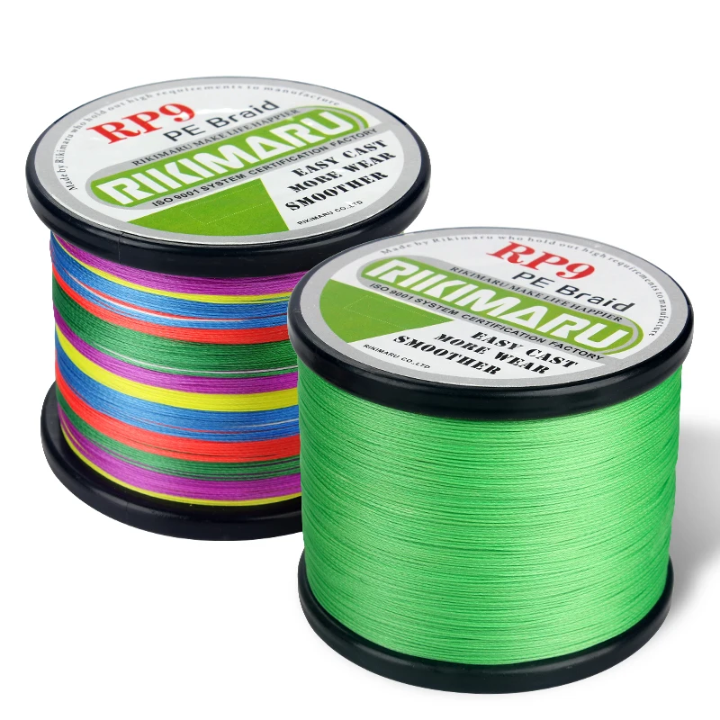 500m 1000m 1500m 8 9 Strand PE Fishing Line  9x Strand Braid Japanese Rikimaru Customize 2021 Mainstream Product Multifilament