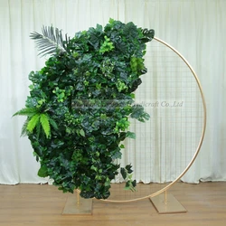 LFB1472 Luckygoods индивидуальный искусственный шелк растение Круглый Свадебный сценический фон