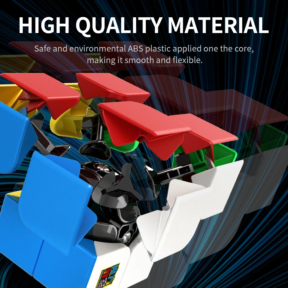 Plastics Cube Hard Plastic DIY Toy MOYU meilong 2*2*2 Magic cube Custom Pattern Cube Kids Toys