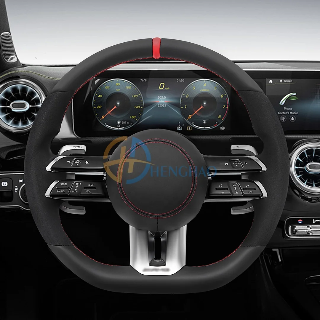 Кожаное Рулевое колесо для Mercedes Benz W205 W463 W166 W204 C-Class E-Class G-Class AMG
