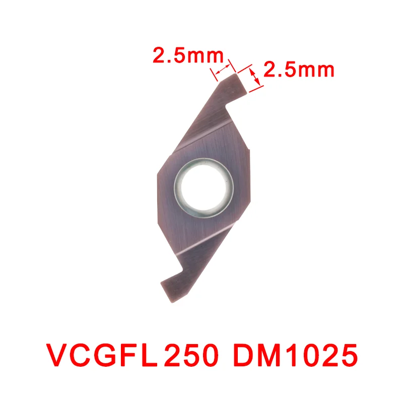 Precision Slant Bed Type CNC Lathe tools Left hand Seal ring machining end face carbide grooving inserts