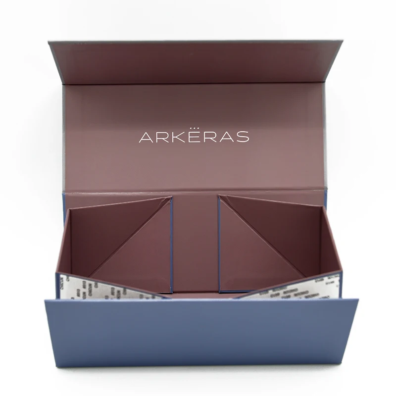 Guangzhou Wholesale Luxury Magnetic Folding Gift Packaging Boxes With Lid
