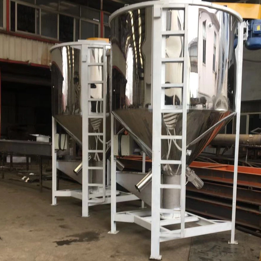 
Conical 100kg Hopper Plastic Mixer Conical Mixing Tank 