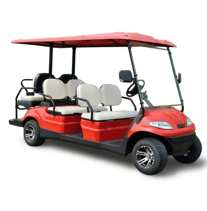 New product lithium golf carts battery luxury golf carts electric 6 seater for tours