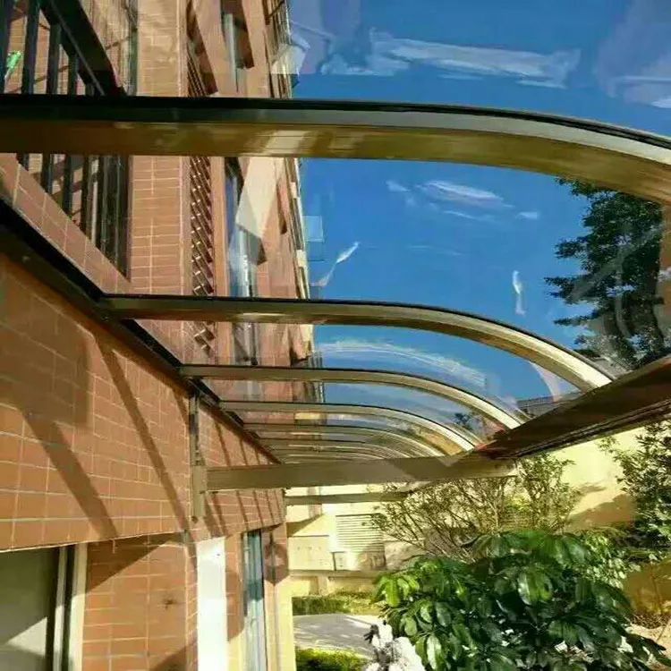 Cheap personalized good price Outdoor Awnings Patio Polycarbonate Roofing Aluminum Balcony Cover Terrace gazebo Canopy