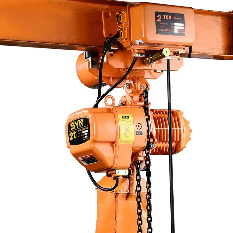 Single Chains electric hoist stage hoist electric chain HHBB Operation electric hoist 2 ton