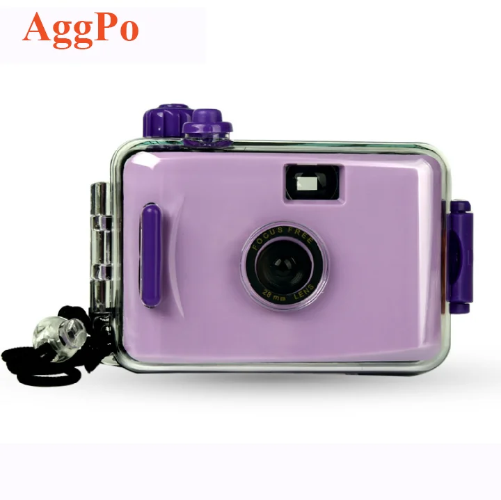 
Underwater Cute Retro Shoot Gift Portable Camera, Mini Multiple Times Child 135 Film Camera, Waterproof Point and shoot Camera 