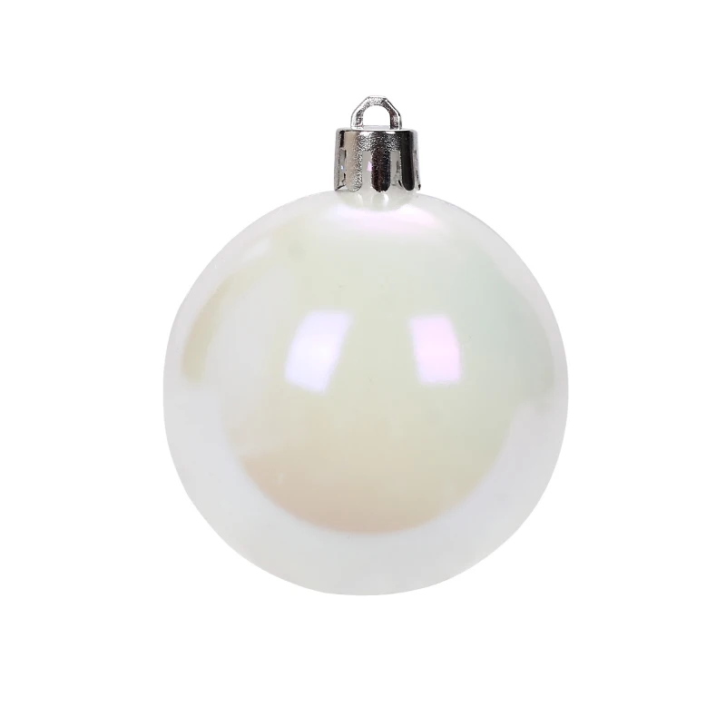 3cm luxury factory supplier Christmas tree balls ornament Dazzling transparent plastic ball set