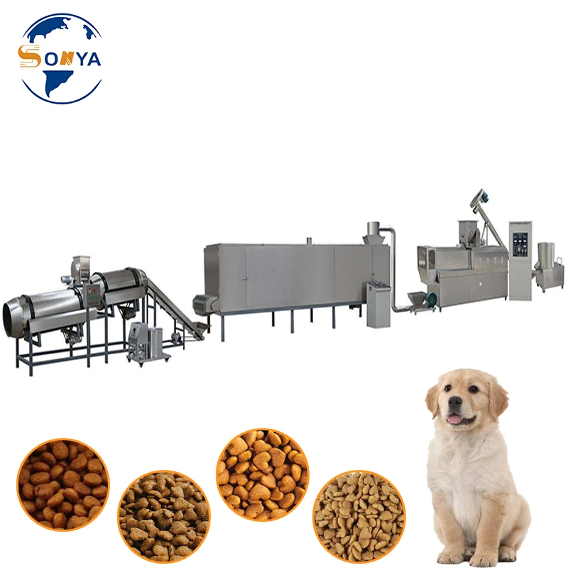 Floating Fish Feed pellet Production Line For Making tilapia Animal Pet cat dog Bird Piglets wet Dry Food puffing Mill Extruder