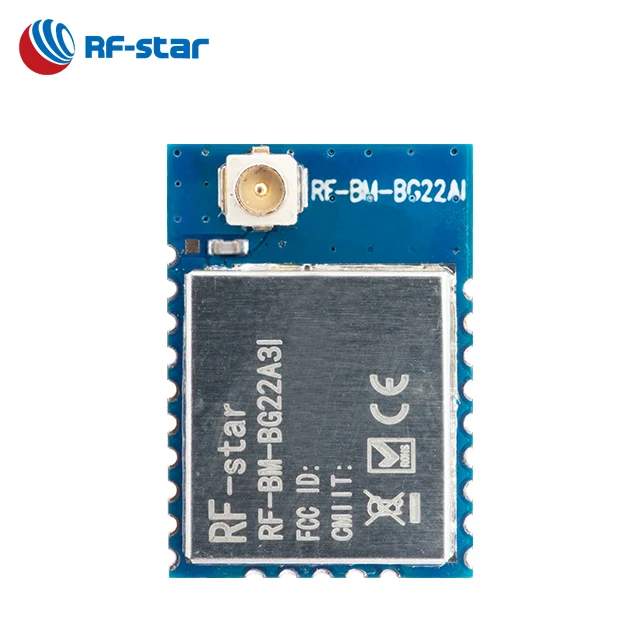 SiliconLabs BG22 BLE5.2 module 6 dBm AoA master slave beacon mode EFR32BG22 wireless & rf modules for serial transmission