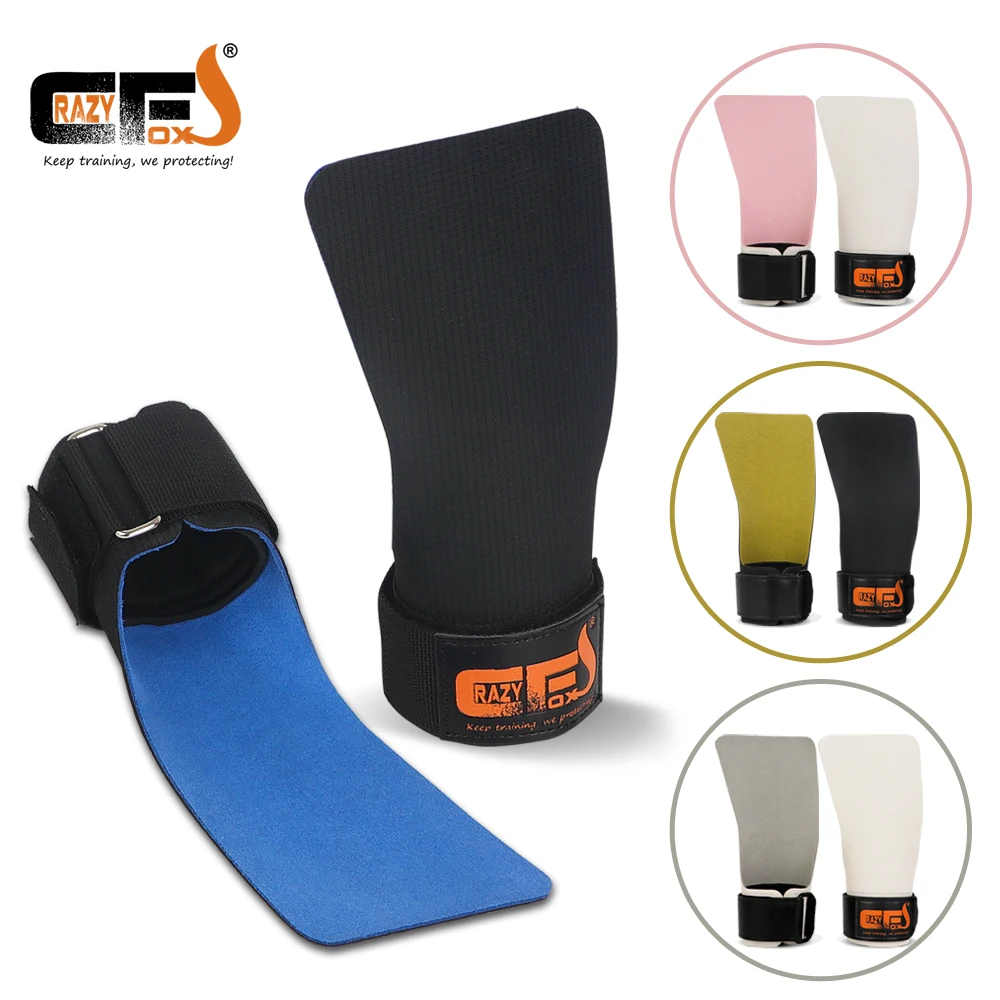 Hypalon Fingerless Hand Grips for Gym Crossfit Powerlifting Gymnastics Pull-Ups Weight Lifting Palm Protection for Sports