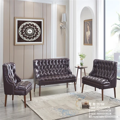 Classic Office sofa set synthetic leather office sofa and chair for waiting room reception furniture