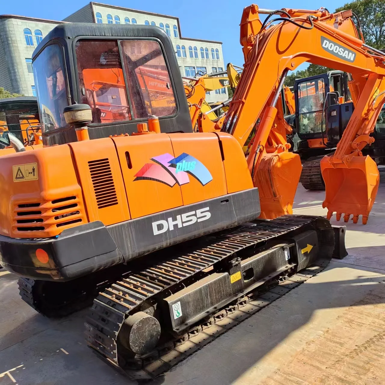 Лидер продаж новинка 5 тонн 0 175 м3 ковшовый экскаватор doosan dh55 по низким ценам