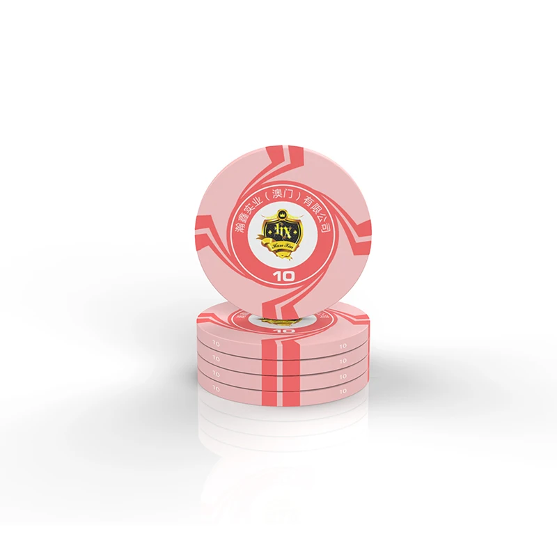 World Poker Tour Ceramic Poker Chips With Logo