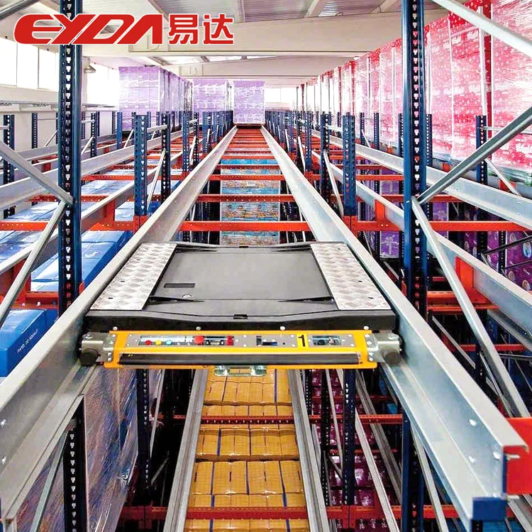 Hot Sale Automated Warehouse Storage System Pallet Runner Radio Shuttle Rack Cold Storage Racking System