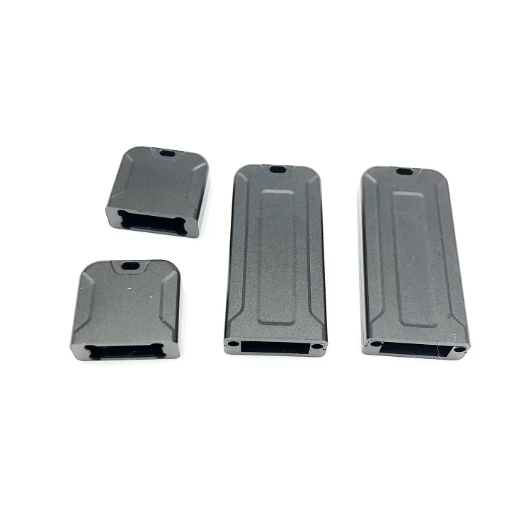 CNC Milling Machining Black Anodized Aluminum CNC Parts High Demand Electronics Flash Drive Case