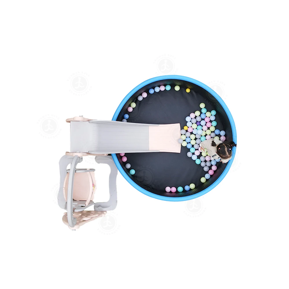 Fun Ocean Sponge Pool 130cm Large Inflatable Soft Ball Pool Pit Round Bounce House With Slide For Babies Play