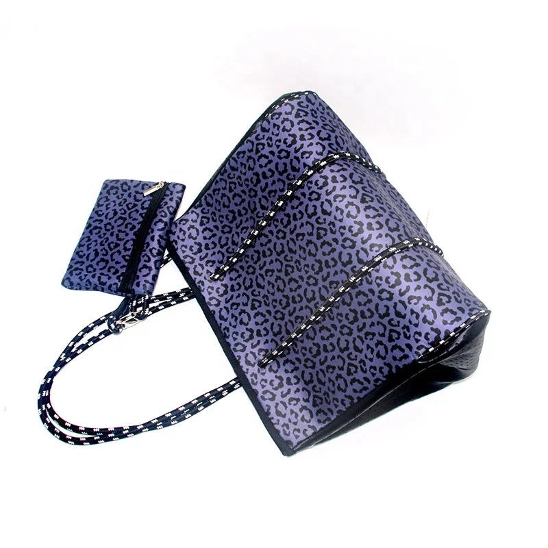 Wholesale Factory Ladies Neoprene Tote Bag Large Capacity Handbags Neoprene Beach Bag For Women