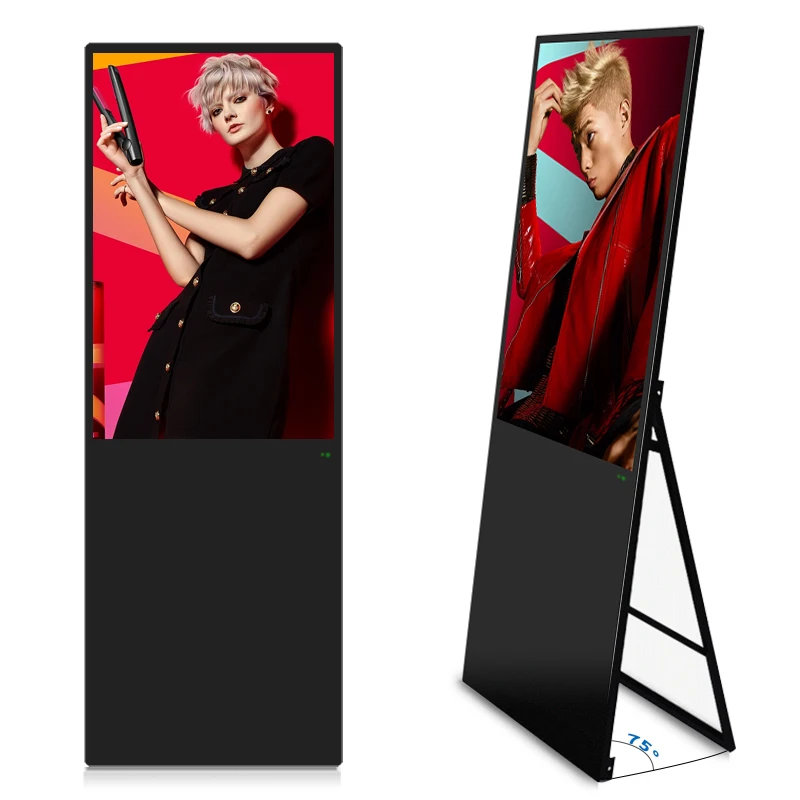 55 inch 4k hd video touch screen lcd display wifi signage digital display billboard advertising players