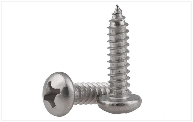 GB/T846 Screws China Wholesale Factory Direct 304 Stainless Steel Cross Recessed Countersunk Head Self-Tapping Screws For Wood