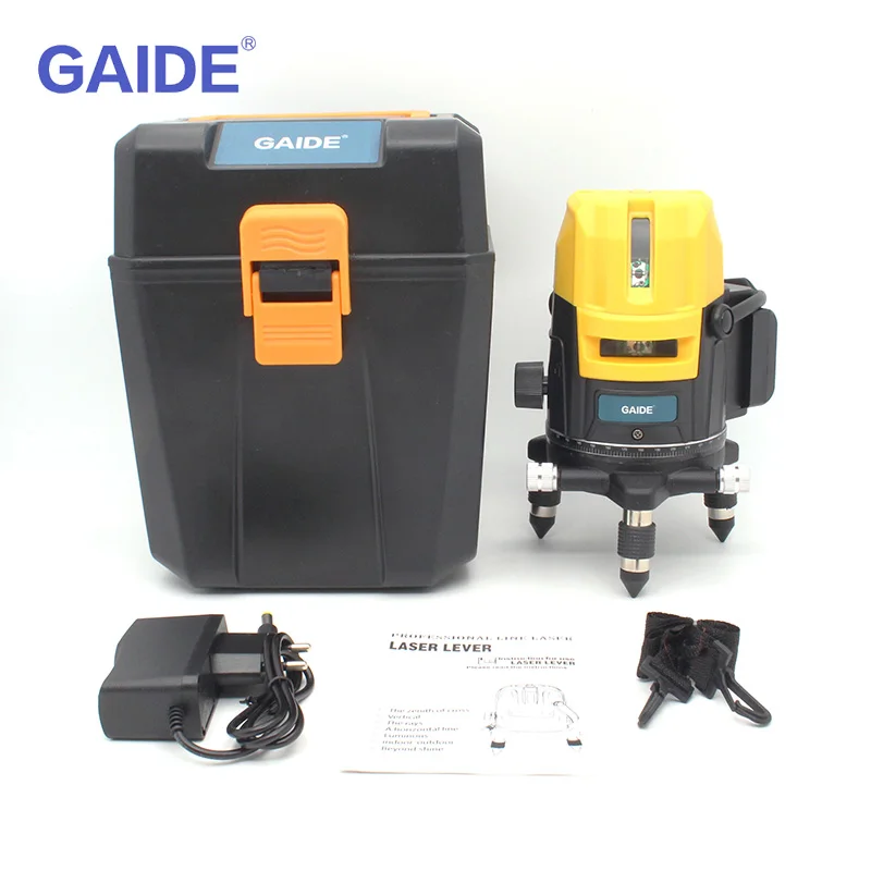Accurate rotary laser level green beam level instrument for horizontal and vertical