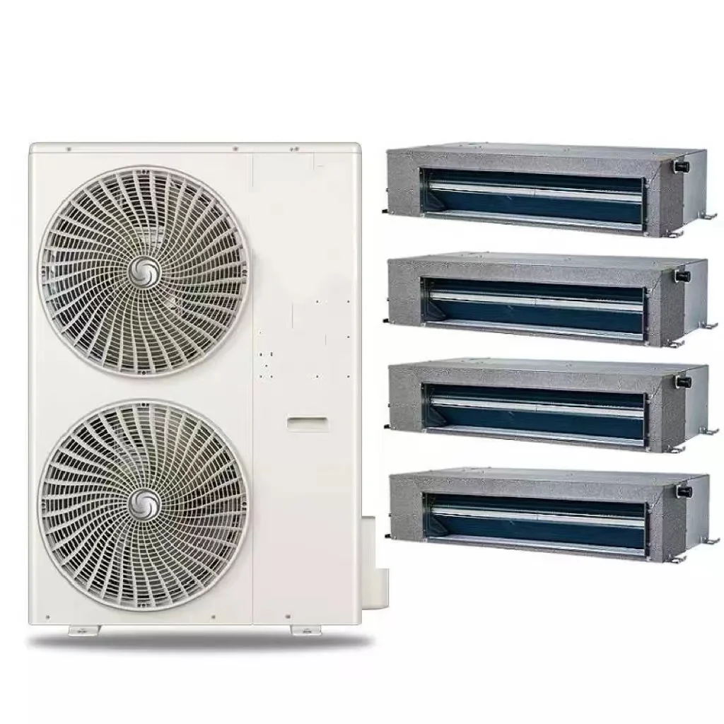 5-10 кВт DC инвертор с канальным мини-разделенным тепловым насосом ac R410A для дома офиса и отеля