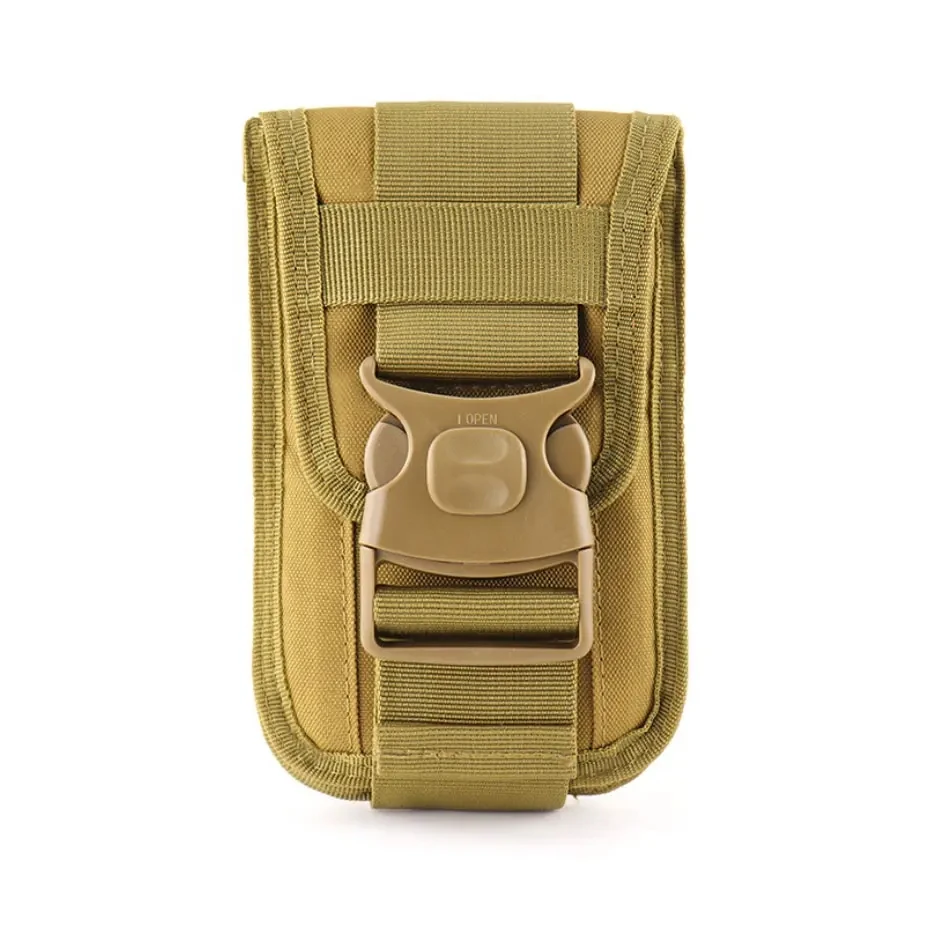 Outdoor Camouflage Bag Mobile Phone Holder Waist Belt Sports Hunting Pouch Multifunctional Tactical Wallet Pouch Phone Card Case