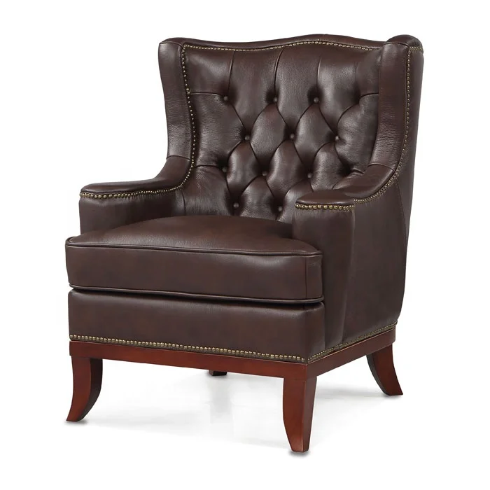 King Queen PU Leather Chesterfield Tufted Sofa Accent Living Room Furniture with Cowhide Design Home Decor