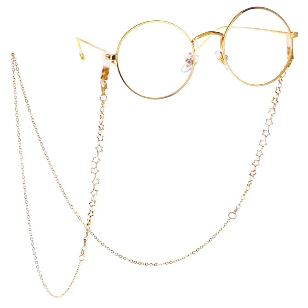 Fashion Style Star Pattern Glasses Accessory Chain Anti-fall Brass Dylam