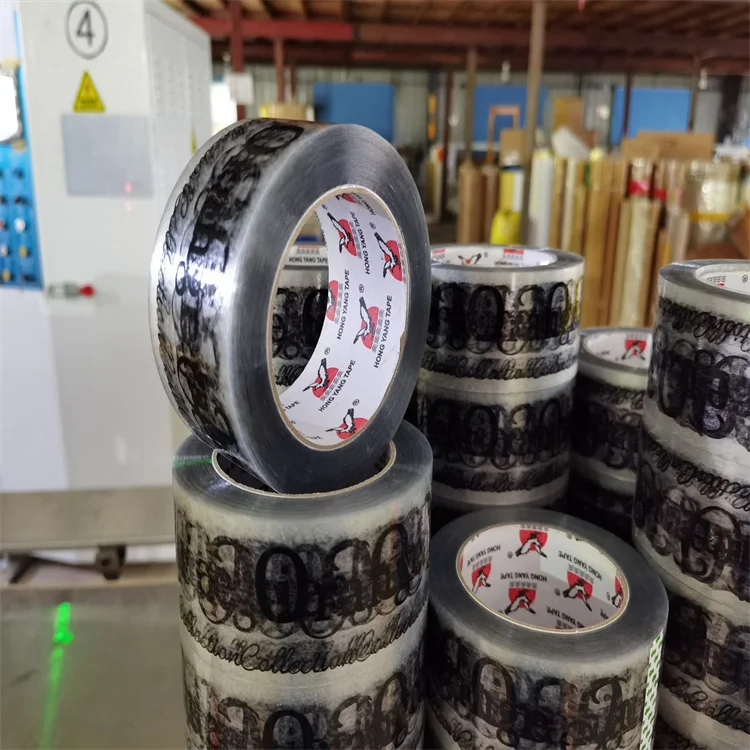 Hot sales Packaging Box Adhesive Logo Fragile Packing Tape for Sealing Custom Logo Transparent Waterproof Acrylic Adhesive Tape
