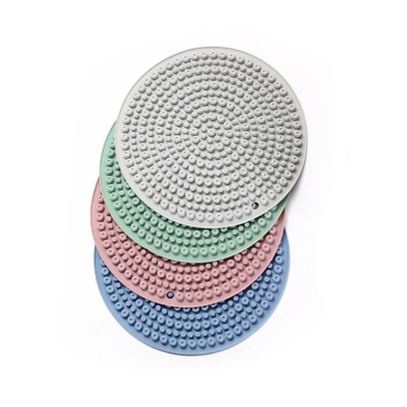 Heat Resistant Durable Silicone Table Mat Silicone Placemat Non-slip Pan Pot Holder Mat