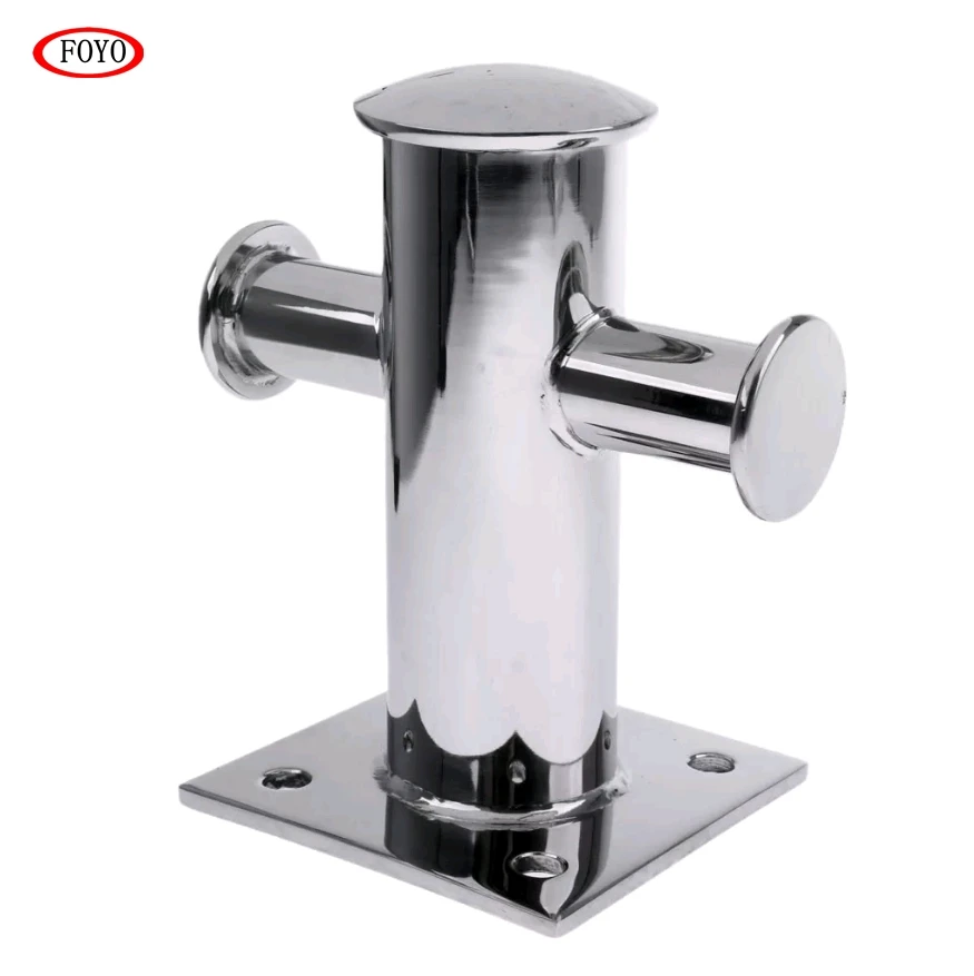 Foyo Base Boat Cleat Heavy Duty Single Mooring Bitt Cross Bollard Cleat