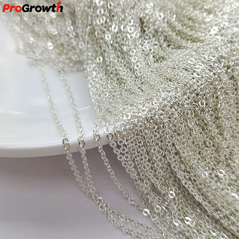 O-shape 14K Color Retention Brass Chain Handmade DIY Semi-finished Bracelet Jewelry Accessories Necklace Tail Chain