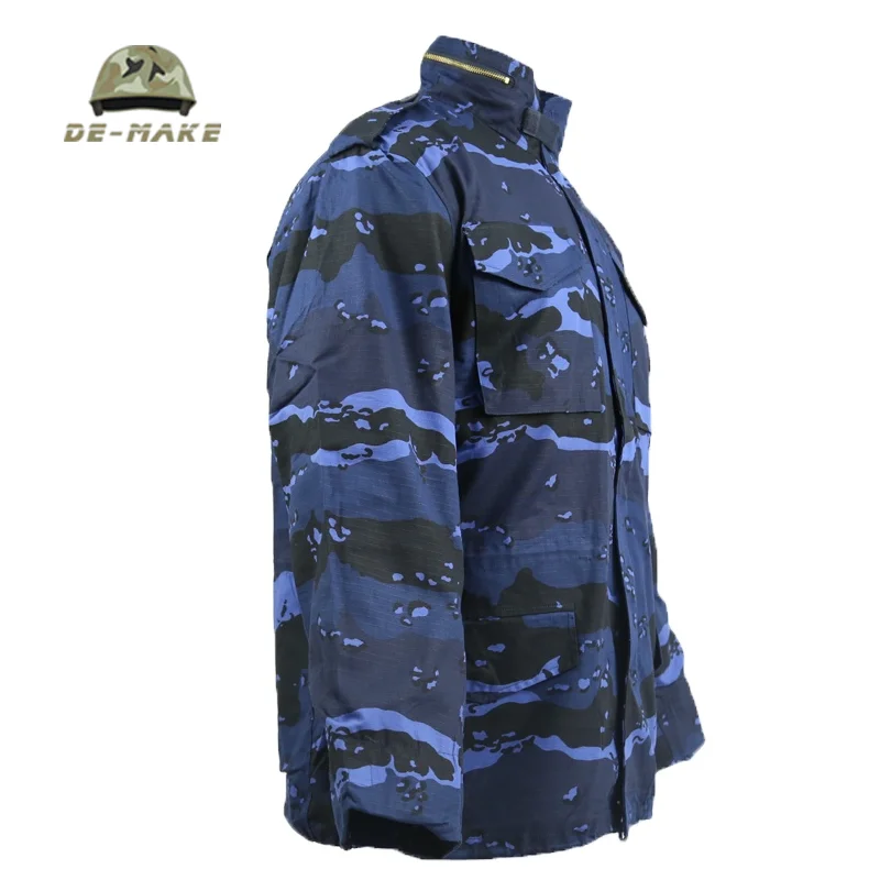 tactical style Four-Color Marine M65  Camouflage Uniform Training Uniform
