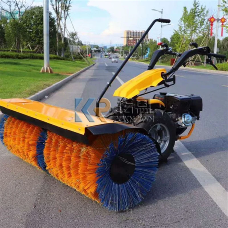 Небольшая Ручная подметальная машина для снега от производителя 6.5HP бензиновая зимних дорог