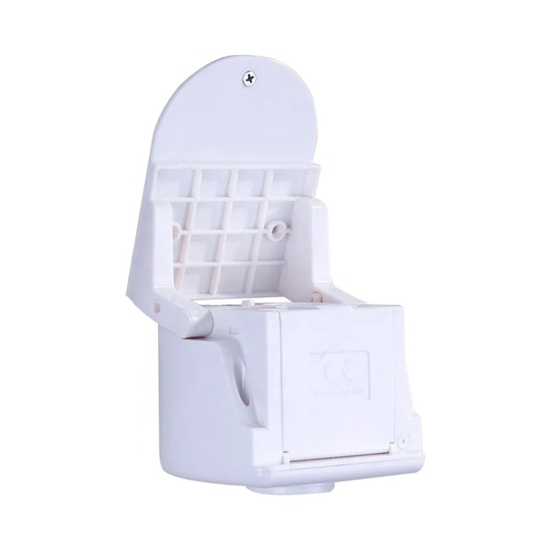 Wall mount hospital toilet use plastic sensor automatic liquid soap dispenser