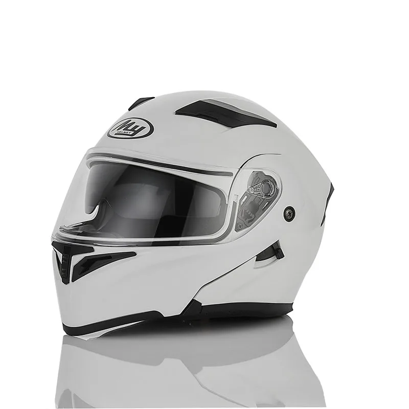 Smart Motorcycle Helmet for Wholesale Black White XXL Chinese OEM Shell Packing Face   Color Double Support Safety ABS